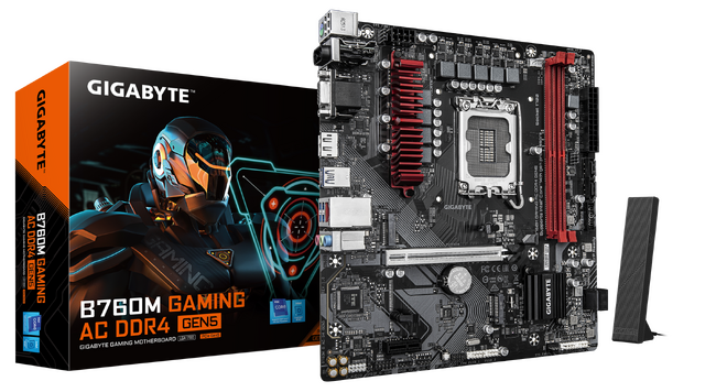 GIGABYTEより、intel B760チップセット搭載PCIe Gen5 x16 対応 Micro-ATX DDR4 マザーボード「B760M GAMING AC DDR4 GEN5」発売