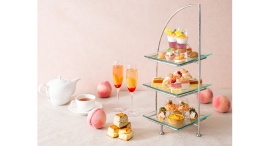 優しい桃の甘さと香りに包まれる、キュートな「桃のアフタヌーンティー」7/14より提供