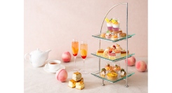 優しい桃の甘さと香りに包まれる、キュートな「桃のアフタヌーンティー」7/14より提供