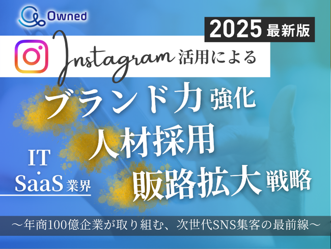 IT・SaaS業界向け｜【2025年最新版】Instagram活用によるブランド力強化・人材採用・販路拡大戦略