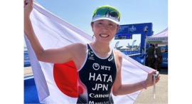 秦由加子　金メダル獲得　ワールドトライアスロンパラシリーズ（ターラント）