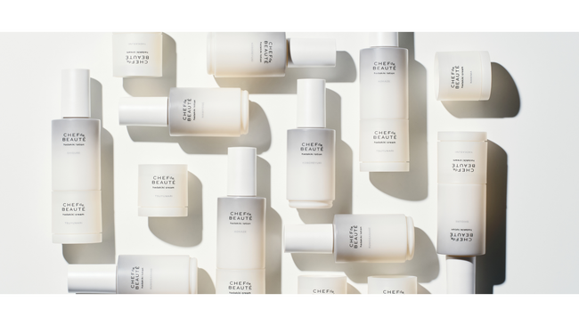 “いつまでも続く美しさのつくり方。”を日常に重ねていくブランド「CHEF de BEAUTE（シェフドボーテ）」をローンチし「自分自身の肌に訊く」全く新しいスキンケア体験を実感いただける商品を販売開始
