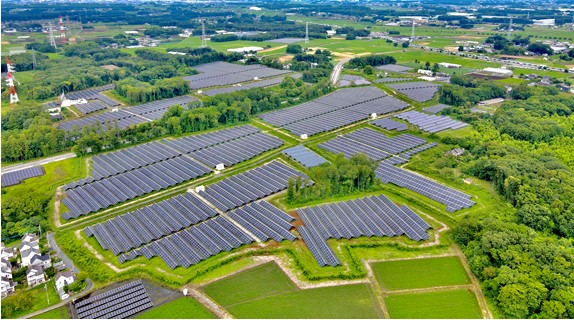 茨城県古河市の太陽光発電事業への出資および売電開始について