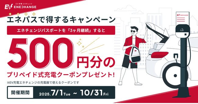 「エネパスで得するキャンペーン」を7月から開始
