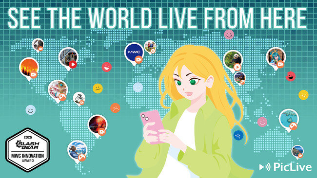 地図×ライブ映像で世界中の“今”がわかるサービス「PicLive(R)」をリリース