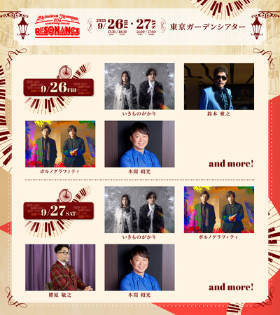 音楽プロデューサー・本間昭光の還暦を祝うコンサート『Akimitsu Homma60th anniversary concert “RESONANCE” 』開催決定！