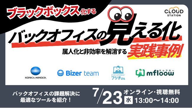 ブラックボックス化した業務を“見える化”で解決!