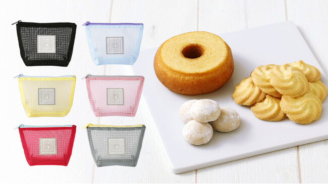 【紀ノ国屋】涼し気な透け感がかわいい！カラフルなポーチに入った「メッシュスイーツポーチ」が全6色のラインナップで新登場！
