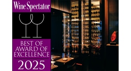 ワイン・スペクテーター誌主催 レストラン・アワード2025 にて<国内最高峰>Best of Award of Excellenceに選出。ペアリングメニューも ワイン・スペクテーター誌主催 レストラン・アワード2025 にて<国内最高峰>Best of Award of Excellenceに選出。ペアリングメニューも
