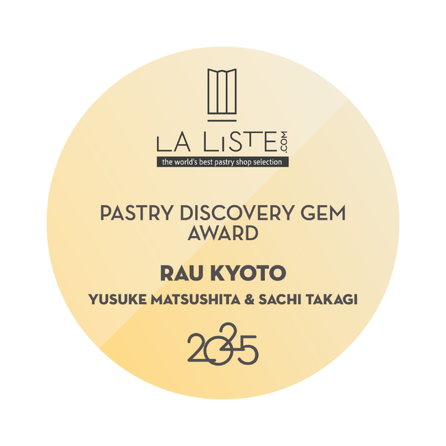 レストランガイド「LA LISTE（ラ・リスト）」の世界が注目するパティスリーに贈られる賞“ Pastry Discovery GEM Award ”を日本のパティスリーで唯一受賞の快挙