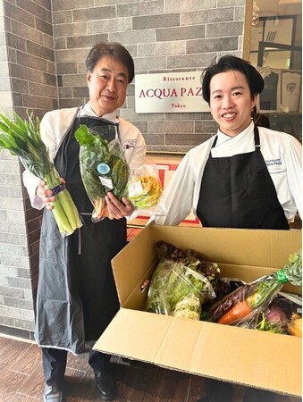 有名イタリア料理店でよこすか野菜を使ったオリジナルメニューを提供！