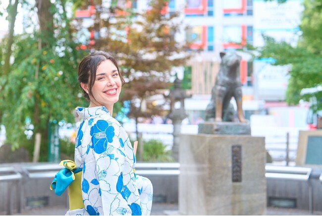 浴衣姿で渋谷を散策！外国人向けに、和の魅力を体感できる「Enjoy “SHIBUYA SUMMER” Yukata & Nail」を開催