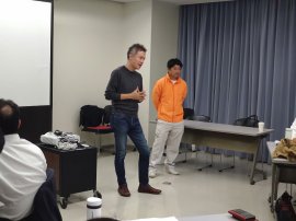 たけすい研修の様子1(グループワーク前のオリエンテーション)