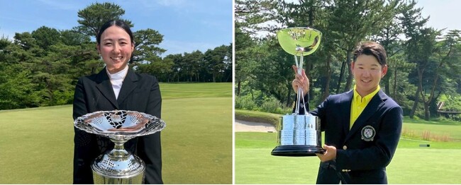 ブリヂストンゴルフのギアで「日本アマチュアゴルフ選手権」男女ダブル優勝!