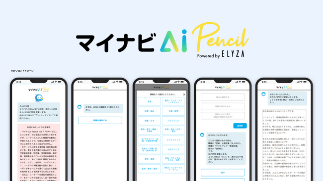 生成AIを活用した新たな自己PR文提案サービス 「マイナビAI Pencil」を『マイナビ転職』で提供開始