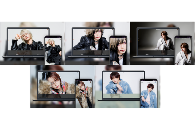 「Bitfan」にて、ビジュアル系バンド・零[Hz]のメンバー5名のオフィシャルファンクラブをオープン！