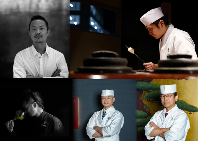 【JWマリオット・ホテル奈良】5周年記念 日本料理「校倉」にて、奈良の美食を牽引する5名による一夜限りの「10ハンズディナー」を開催