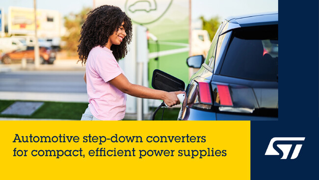 STマイクロエレクトロニクス、車載機器の厳しい要件に対応する高電流・低電圧スイッチング・レギュレータを発表