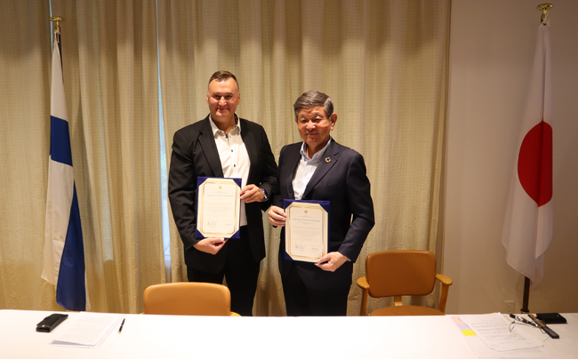 ATRIA FINLAND LTD．とパートナーシップ強化に向けたMOUを締結