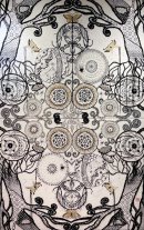【開闢(かいびゃく)】2022年展示作品 size:1940×1303mm 【開闢(かいびゃく)】2022年展示作品 size:1940×1303mm