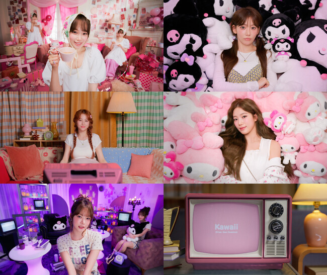 Netflixシリーズ「My Melody & Kuromi」主題歌、LE SSERAFIMの新曲「Kawaii (Prod. Gen Hoshino)」 のミュージックビデオが公開！
