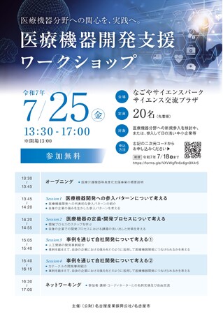 【アイデアをカタチに！実践型ワークショップで学べる！開発のリアルステップ】「医療機器開発支援ワークショップ」