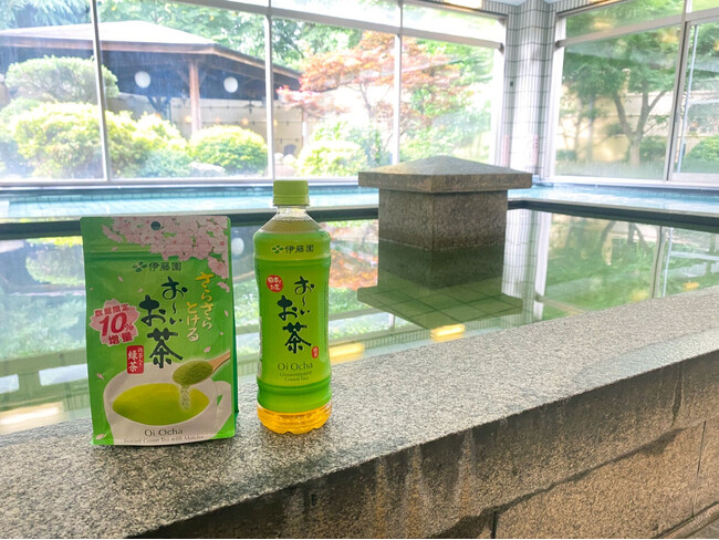 昭和レトロな温泉銭湯 玉川温泉、秩父湯元 武甲温泉で伊藤園の「お～いお茶」とコラボレーションしたお風呂イベントを開催します