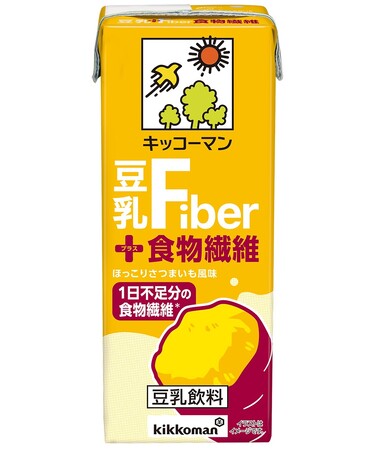 豆乳の栄養素と食物繊維が一緒にとれる!「キッコーマン 豆乳+(プラス)食物繊維」新発売!