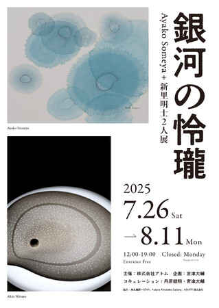 Ayako Someya+新里明士2人展 銀河の怜瓏