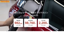 コンプレッサー専門店エアセルフが新WEBマガジン「tokyo parts」を新しくリリース