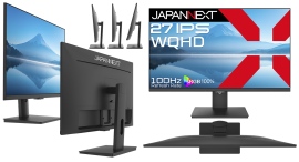JAPANNEXTが27インチ IPSパネル搭載 USB-C(最大65W)給電対応のWQHD液晶モニターを29,980円で7月11日(金)に発売