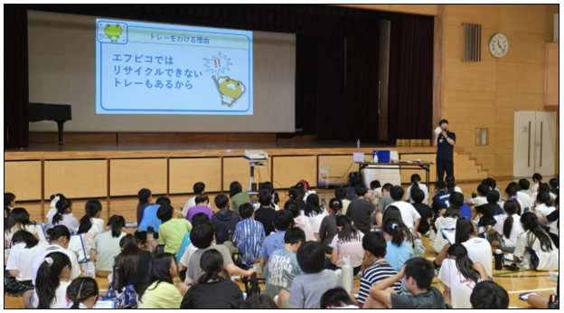 小さな挑戦！大きな未来♪『食品トレーのリサイクル』と『食品ロス削減』をテーマにした出前授業を『長久手市立 市が洞小学校』で実施！