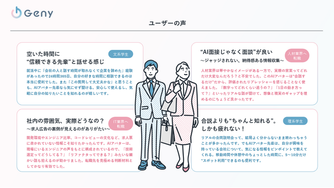 カジュアル面談・OBOG訪問・フォロー面談を24時間自動化するAI面談「Geny（ジニー）」が正式リリース！