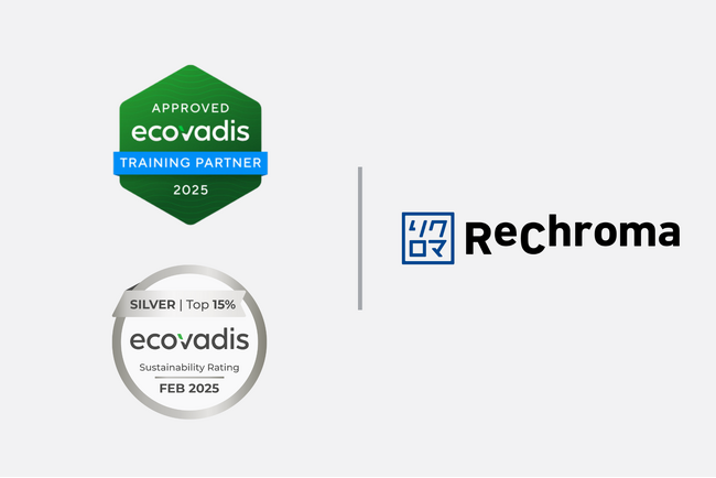 リクロマ、EcoVadis 認定トレーニングパートナーを取得。自社でもサステナビリティ評価で「シルバーメダル」を獲得