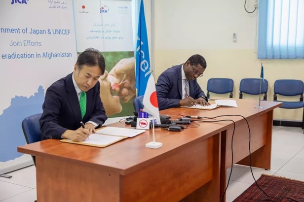 日本政府、アフガニスタンにおけるポリオ根絶と予防接種強化のため、UNICEFに7億1,400万円の無償資金協力を実施
