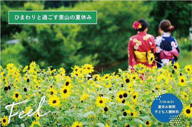 夏休み期間は子ども入園無料!豊富なアクティビティで夏の自然体験が満載「ひまわりと過ごす里山の夏休み」