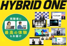 遠隔撮影・配信サービス「ハイブリッド・ワン」のご紹介