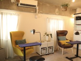 リラックスできる店内の様子