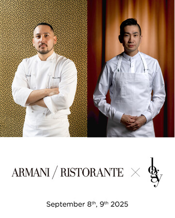 【アルマーニ / リストランテ】「ARMANI / RISTORANTE」 x 「logy」4 Hands Dinner
