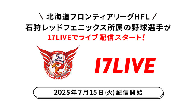野球独立リーグ・北海道フロンティアリーグ(HFL)のチャンピオンシップで２連覇を達成！「石狩レッドフェニックス」所属選手によるライブ配信がスタート！
