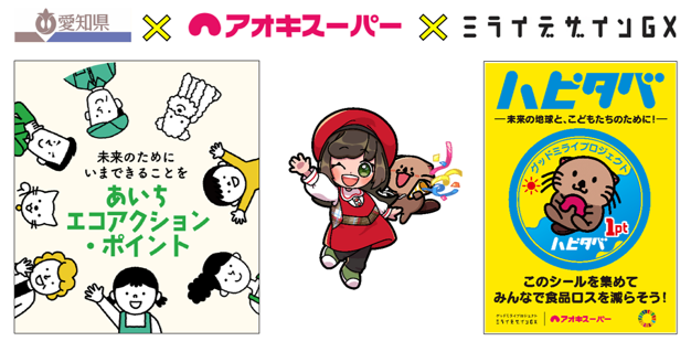 未来の地球のために、今！できることを♪愛知県の環境配慮活動『あいちエコアクション・ポイント』とアオキスーパーの食品ロス削減活動『ハピタベ』の連携スタート！