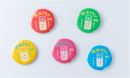 熱海プリン　限定缶バッジ