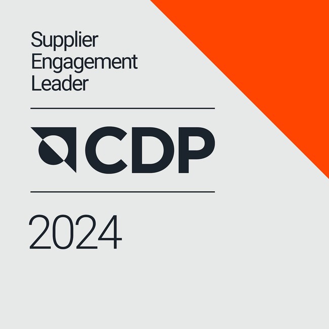 2024年度「CDPサプライヤーエンゲージメント評価」で最高評価を獲得