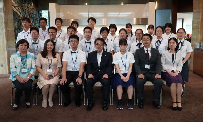 2025年度 日本・中国 ティーンエイジ アンバサダー 日本プログラム　大村 愛知県知事への表敬訪問について