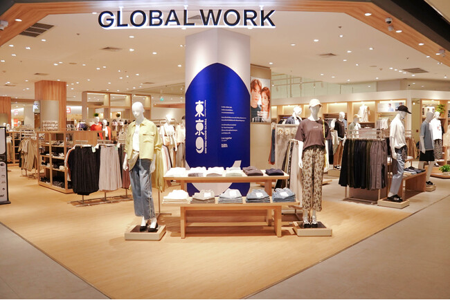 【東南アジア初出店】タイの郊外型人気ショッピングモールに1 号店となる「GLOBAL WORK ザ・モール・ライフストア・ガムウォンワン」をグランドオープン！！