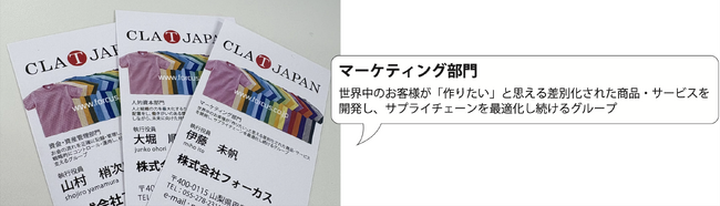 「名は体を表す」長すぎる部署名が理想の会社像への1歩？(株)フォーカス 事業拡大に伴い組織改編を実施