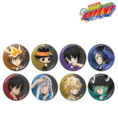 『家庭教師ヒットマンREBORN!』の描き下ろし カラーシャツver. トレーディングメタリック缶バッジなどの受注を開始！！アニメ・漫画のオリジナルグッズを販売する「AMNIBUS」にて