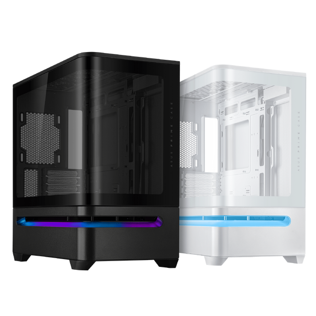 ASUSより、曲面ガラスパネルを採用、革新的なスロットベントを備えたMicroATXケース「ASUS Prime AP202」シリーズを発表