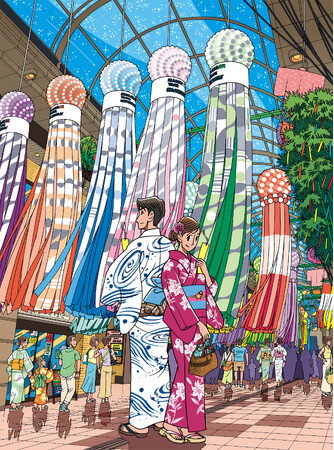 東北初！仙台PARCOにてわたせせいぞう画業50周年を記念した展覧会『画業50周年記念 わたせせいぞう展 杜の都 天の川の下で…』を開催！