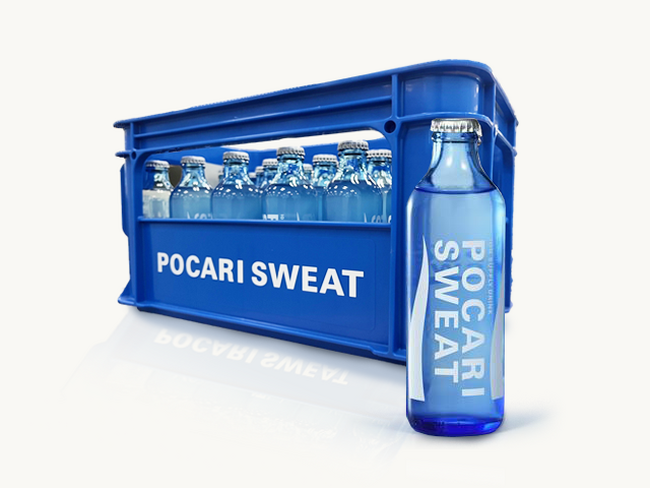 「ASKUL 容器リユースモデル」でポカリスエット リターナブル瓶の実証販売を開始